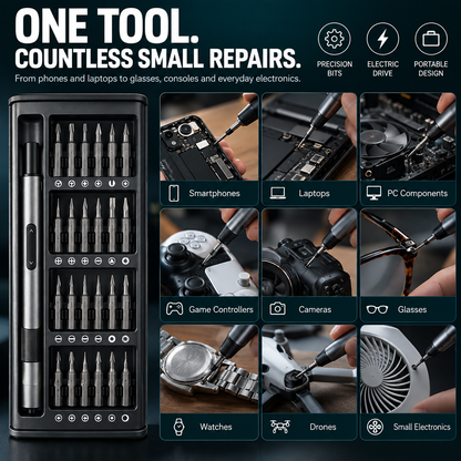 Electric Precision Screwdriver Kit