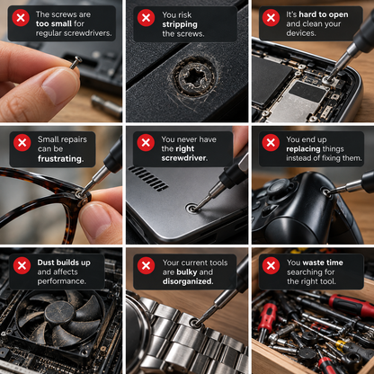 Electric Precision Screwdriver Kit
